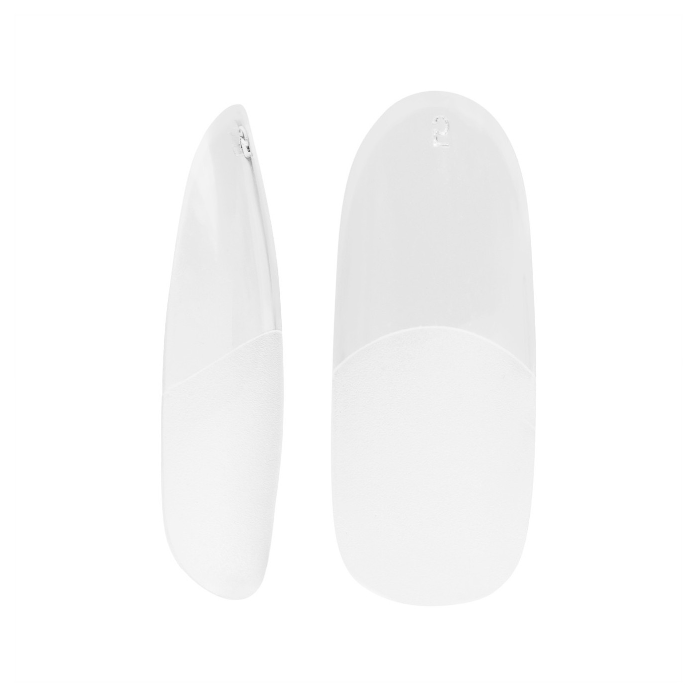Tips Elastici per Allungamento Unghie Invisible Flexi Tips 01 Clear Oval